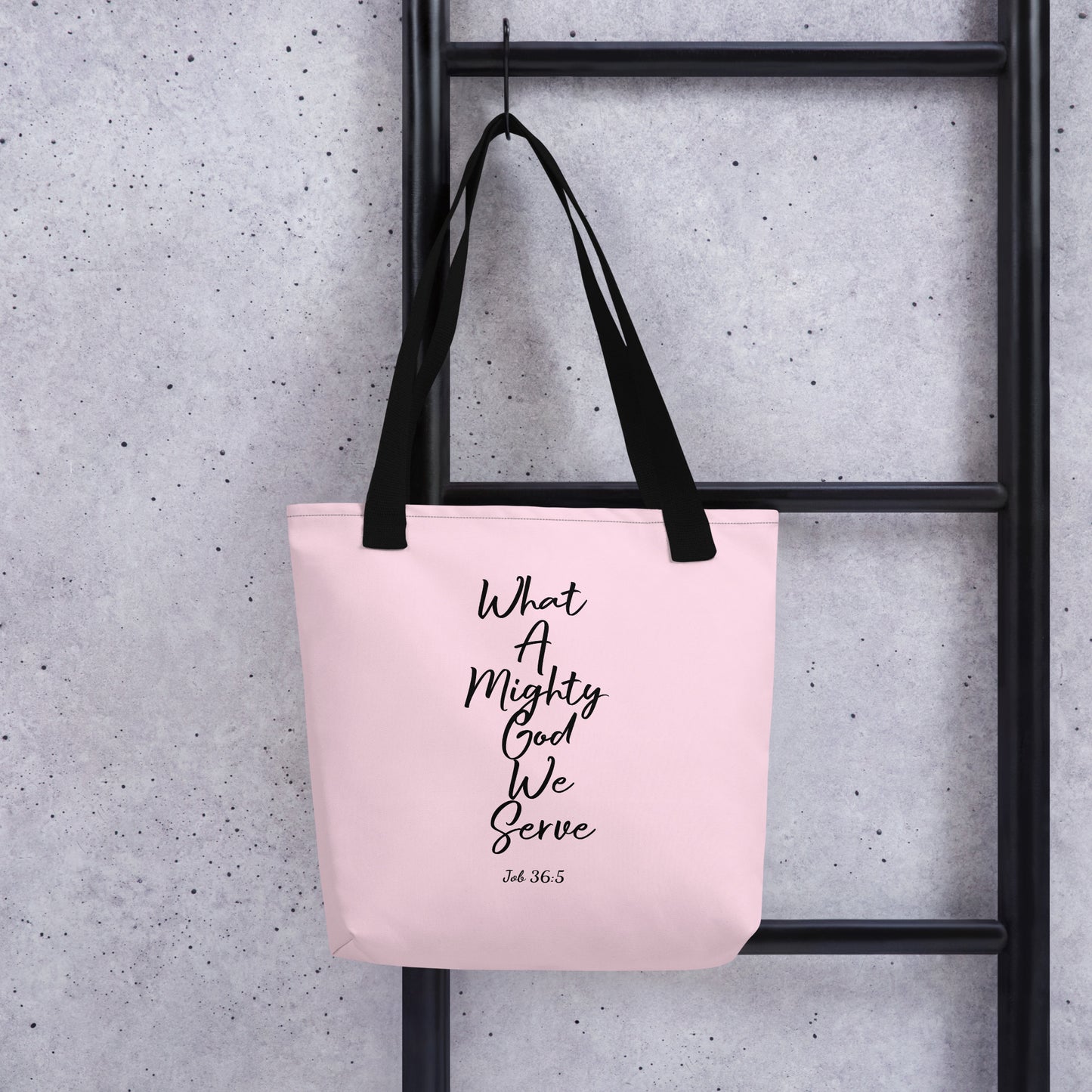 Mighty God Tote bag